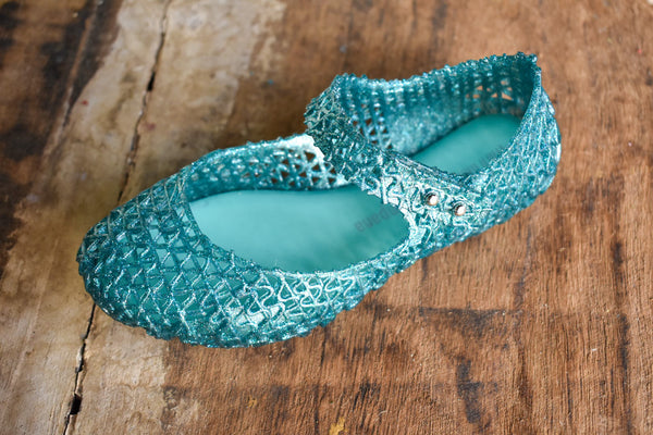 Teal mini Melissa campanas