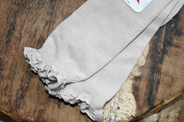 Linen lace tops