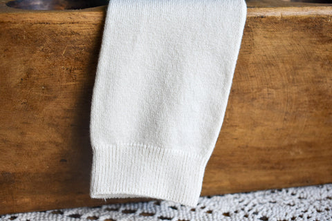 Linen knee highs