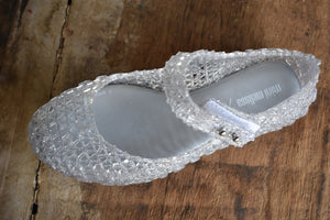 Clear glitter mini Melissa campanas